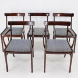 1950s Ole Wanscher chairs in Mahogany Denmark