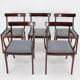 1950s Ole Wanscher chairs in Mahogany Denmark