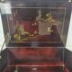 Vintage Chinese record player cabinet / Asian vinyl cabinet