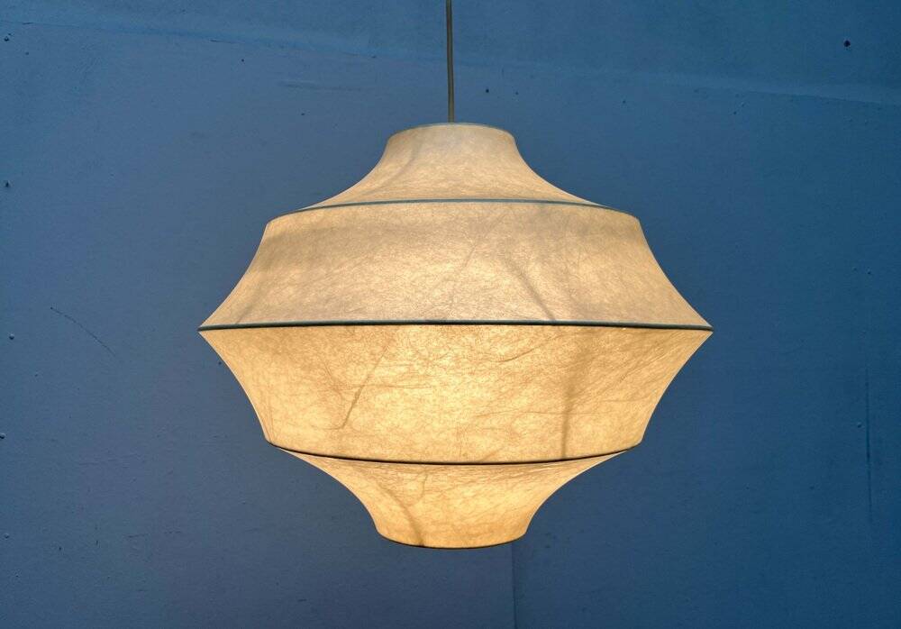 Mid-Century Modern Suspension Cocoon by Friedel Wauer for Goldkant Leuchten, Germany, 1960s