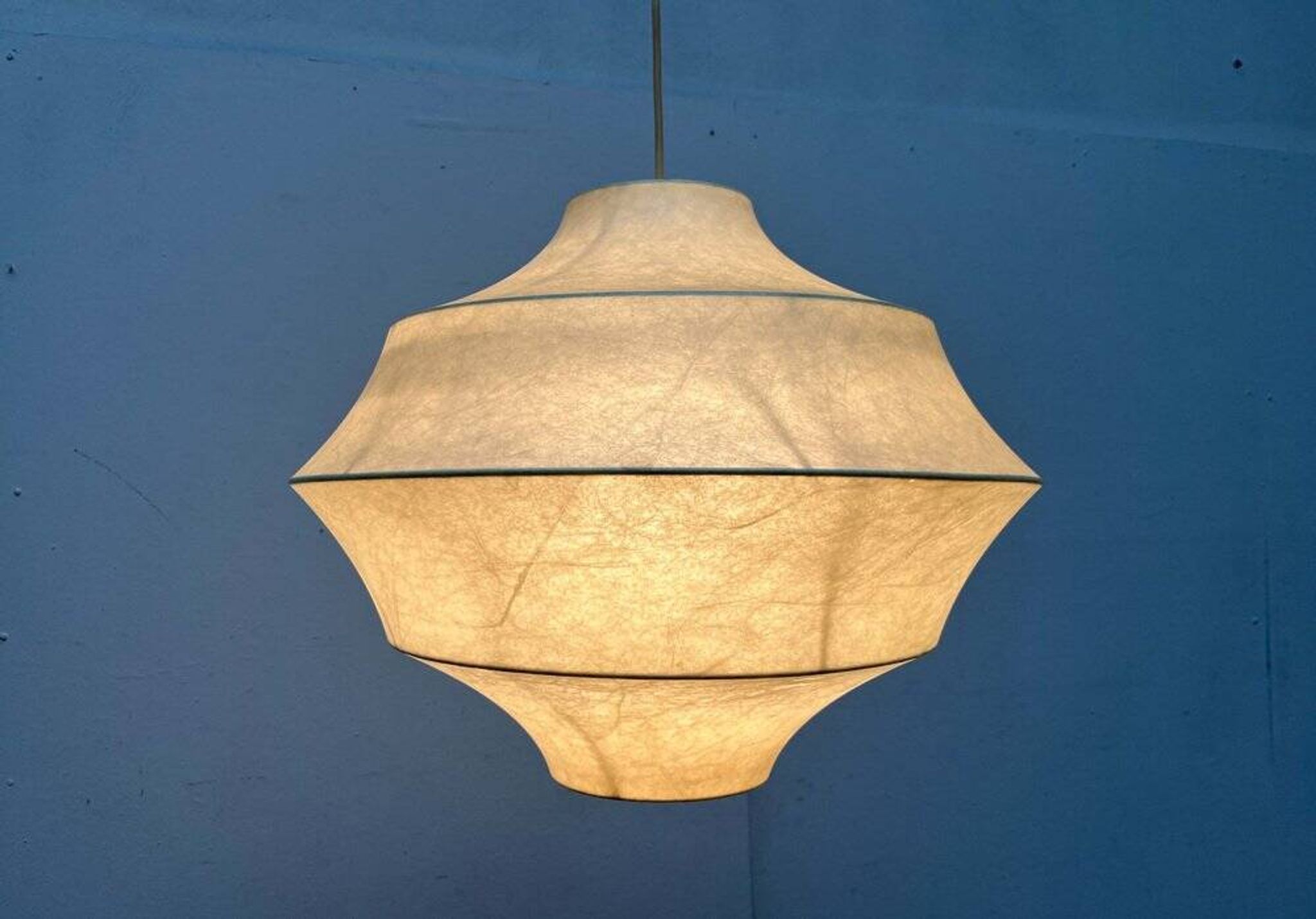 Mid-Century Modern Suspension Cocoon by Friedel Wauer for Goldkant Leuchten, Germany, 1960s