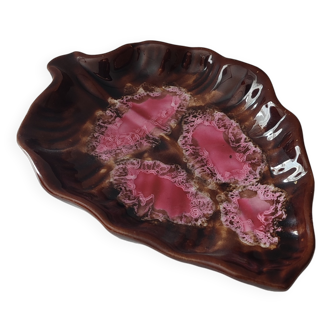 Vintage ceramic Vallauris butter dish