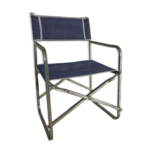 Fauteuil camping pliant vintage