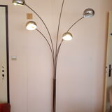 Floor lamp with five branches of the 80s