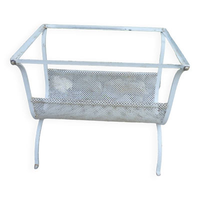 Table/bout de canape /revues mategot styl metal peint 60's