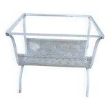 Mategot style painted metal 60s side table/sofa/magazines