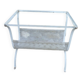 Table/bout de canape /revues mategot styl metal peint 60's