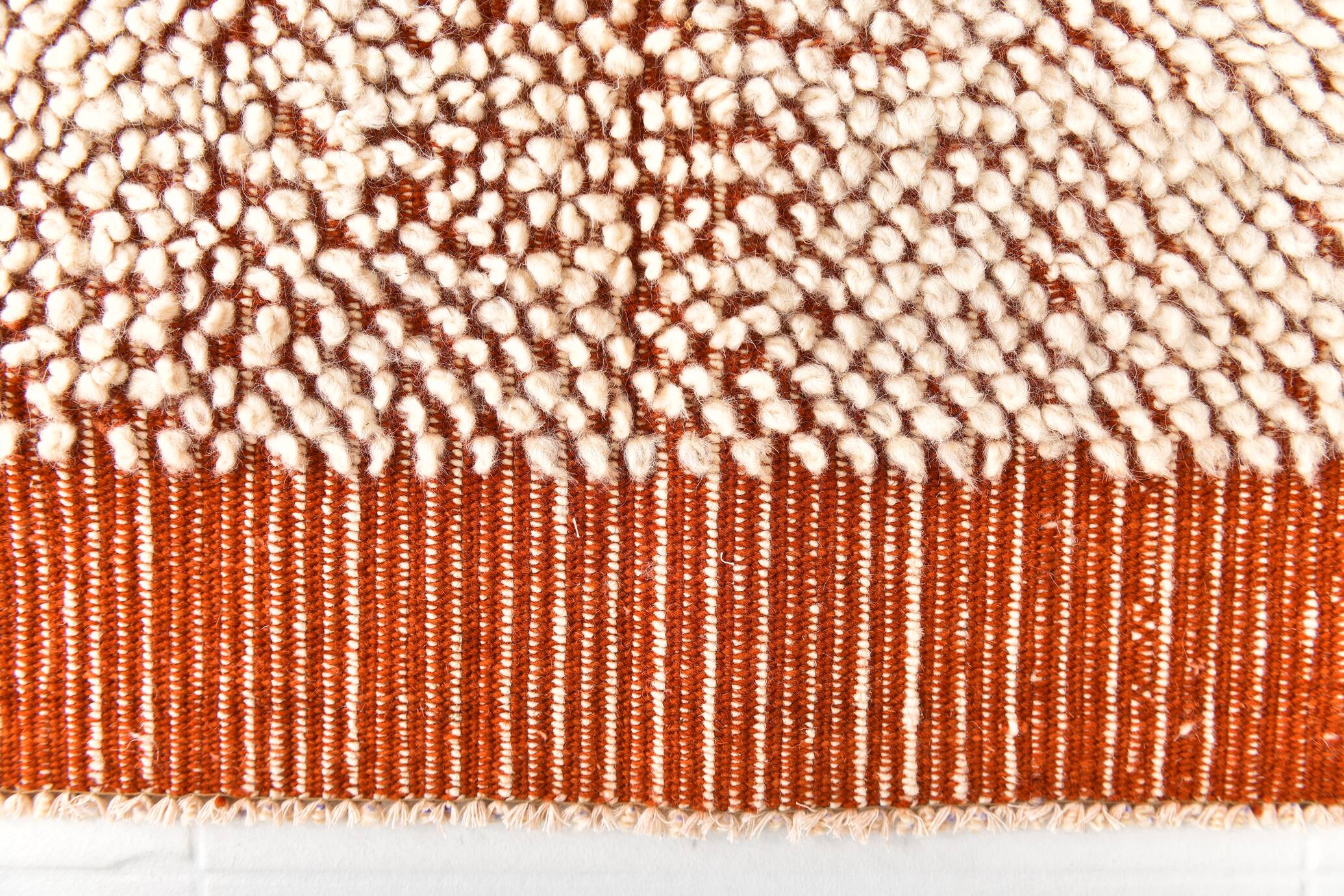 6x10 Terracotta Vintage Kilim Rug, 195x300Cm