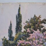 Georges Planes (1897-1977) Valley Landscape, Riverbank (double-sided)