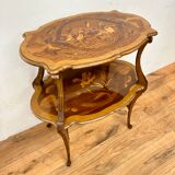 Double side table art nouveau tray