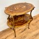 Table d'appoint double plateau art nouveau