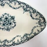 Lot of Plate, Platter, Ramier and Soup Tureen, Iron Earth, "Excelsior" service, E. Bourgeois, late 19th century
