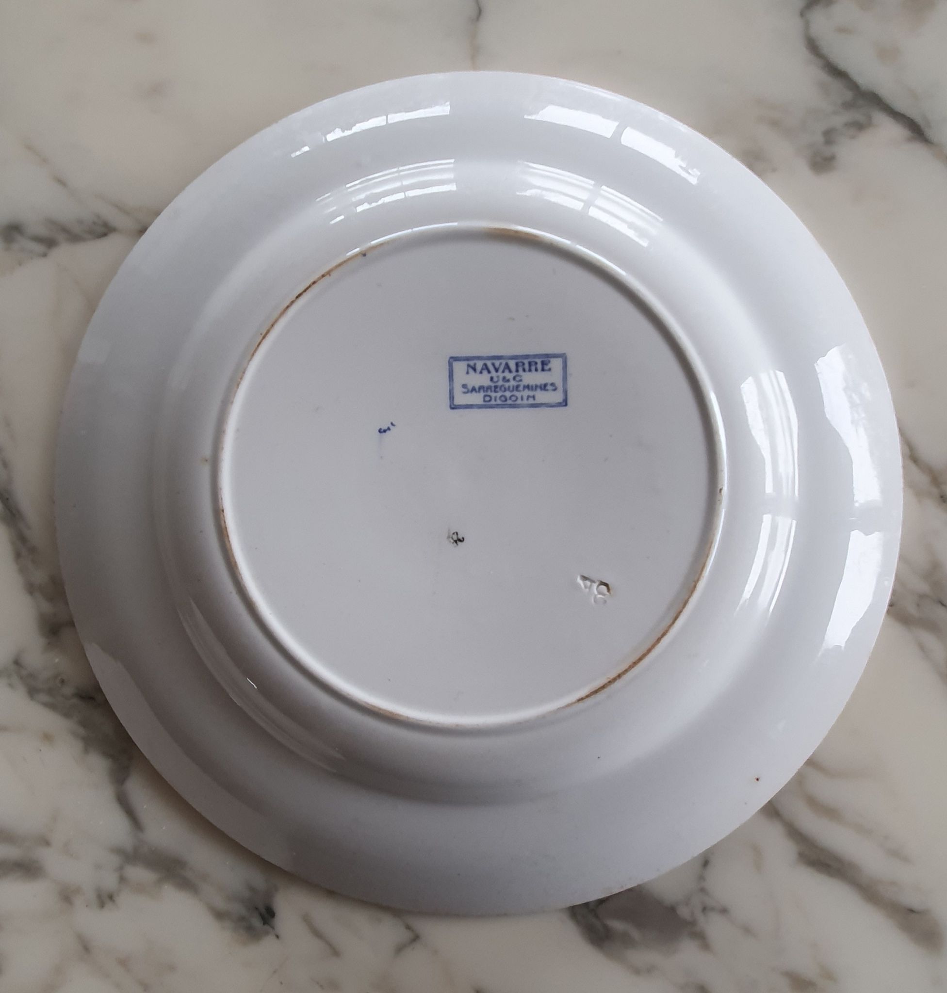 Ancient earthenware dish
