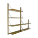 Set of modular shelves De Jacques Hauville edition Bema 1950