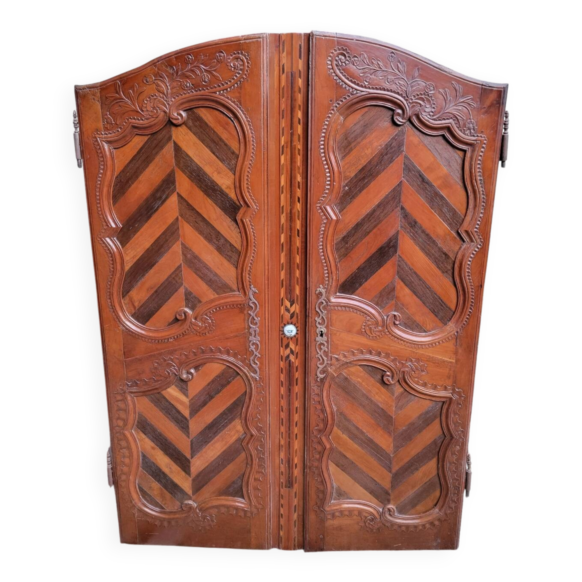 Pair of wall cupboard doors