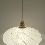 Speckled glass pendant light