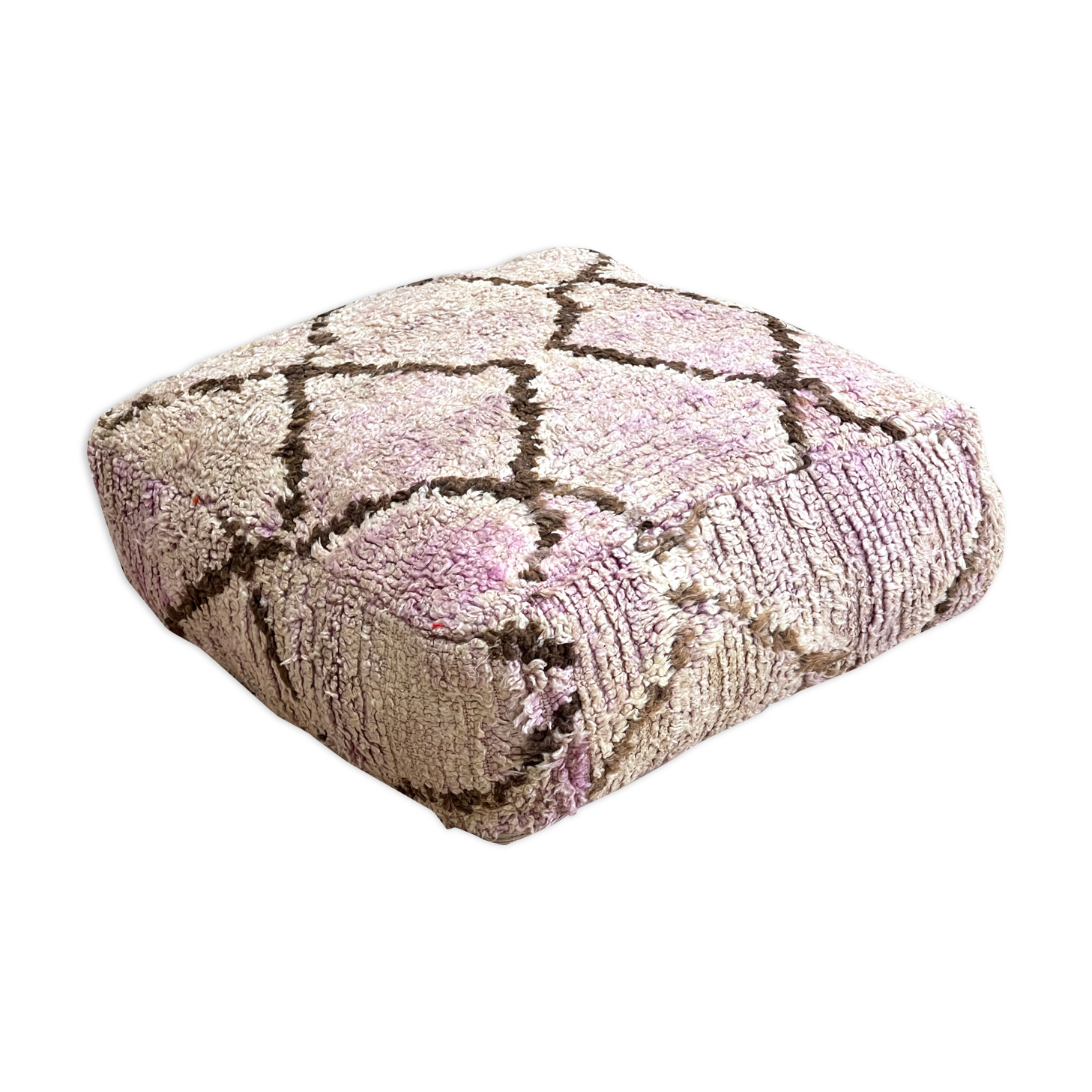 Moroccan kilim pouf