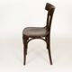 Chaise bistrot milano archi assise bois teinté noyer