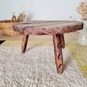 Small round antique tripod coffee table