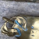 Brass pear pocket empty