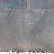Solid gate, garden iron, H227x110cm, old, exterior door