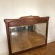 Art Nouveau wooden mirror