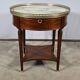 Table bouillotte en acajou, style Louis XVI, fin XIXème