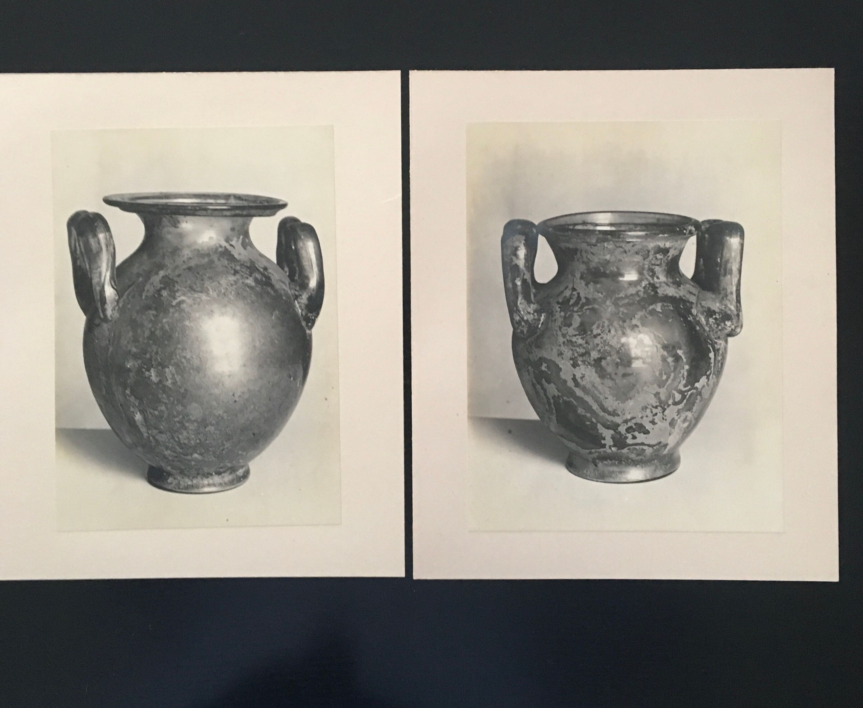 Old photo of a ceramic