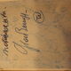 Painting by Gian BERRA with autograph letter signed on the back, contemporary painter - Italy