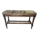 Antique walnut piano bench