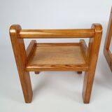 Children's pine desk and chair