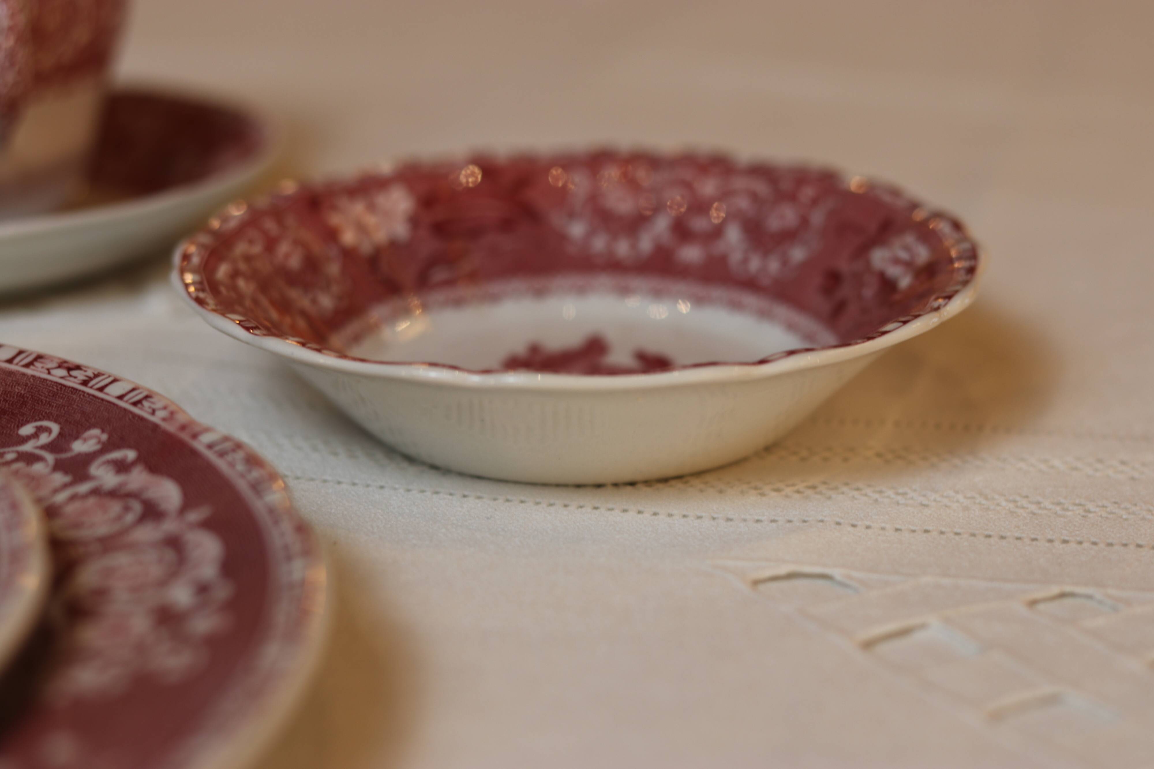 Service Spode « Pink Camilla » de 90 pièces, des années 1950