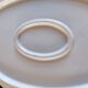 White porcelain oval dish around 1900 38 x 26 cm