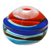 Fulvio Bianconi a fasce vase by Cenedese Murano, 1960s