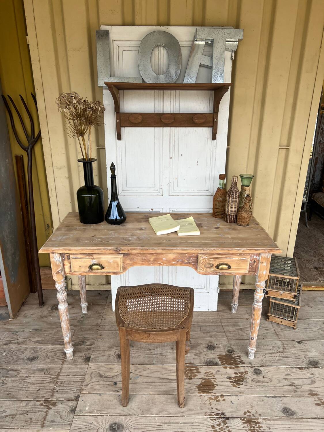 Table patinée