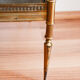 Bedside side brass table