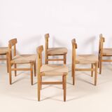 6x Børge Mogensen Øresund Dining Chairs in Oak