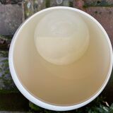 Space Age waste paper basket in beige PVC signed Makio Hasuke for Gedy Italia 1970