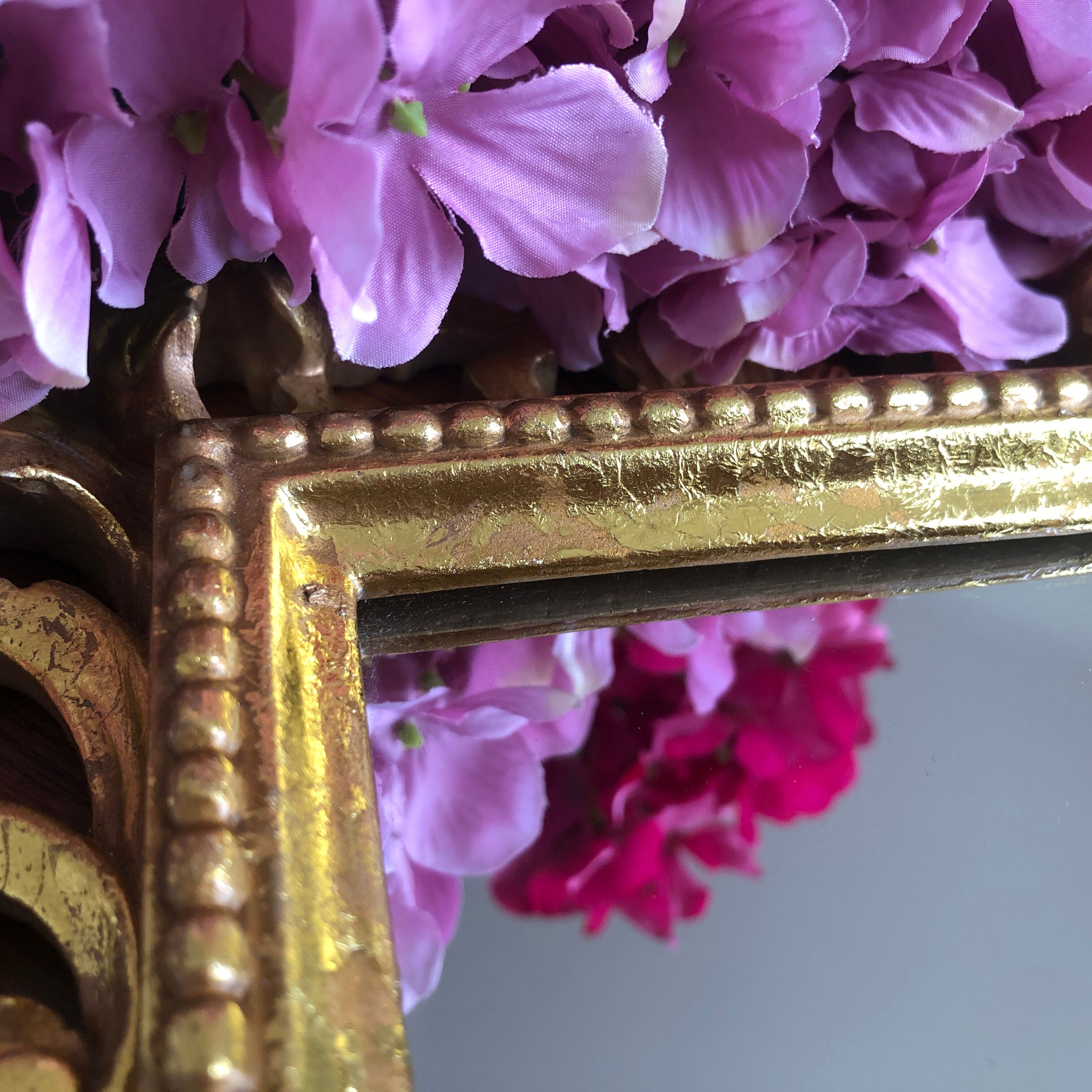 Gilded baroque mirror