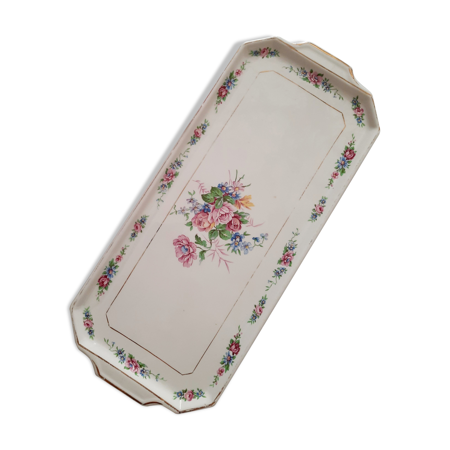 Cake dish in earthenware Moulin des Loups