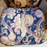 Duo of English armchairs Chippendale style