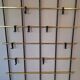 Wall-mounred brass and metal coat and hat rack, 1960s