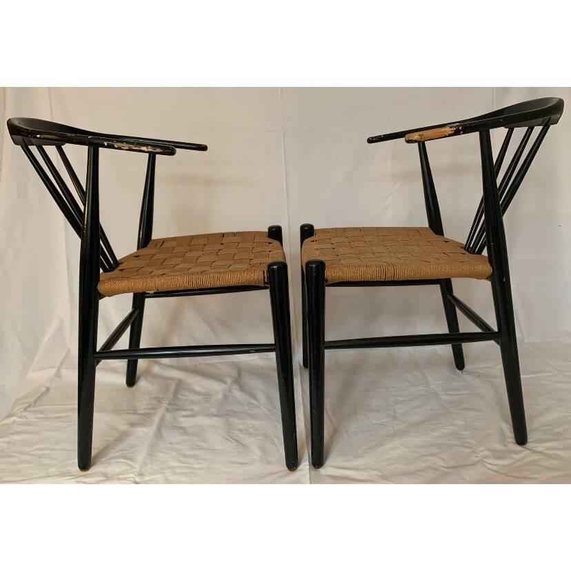 Pair of Scandinavian armchairs