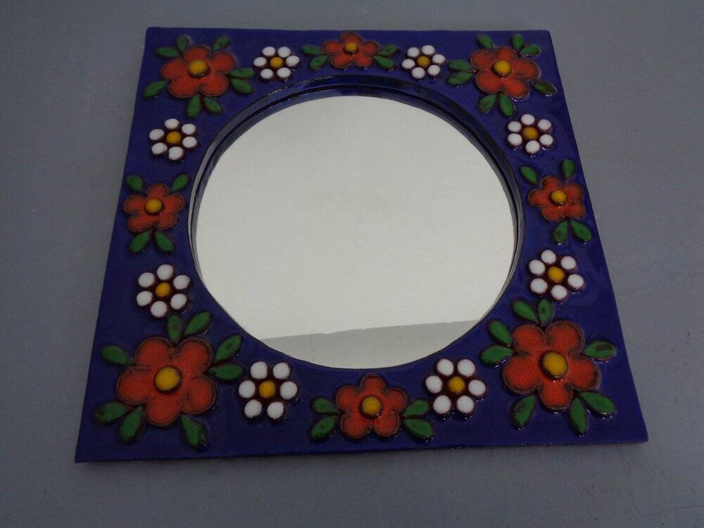 Ceramic Mirror by Katharina Bläser Studio, 1970s