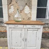 Buffet parisien patine blanc cassé