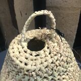 Crocheted wicker suspension