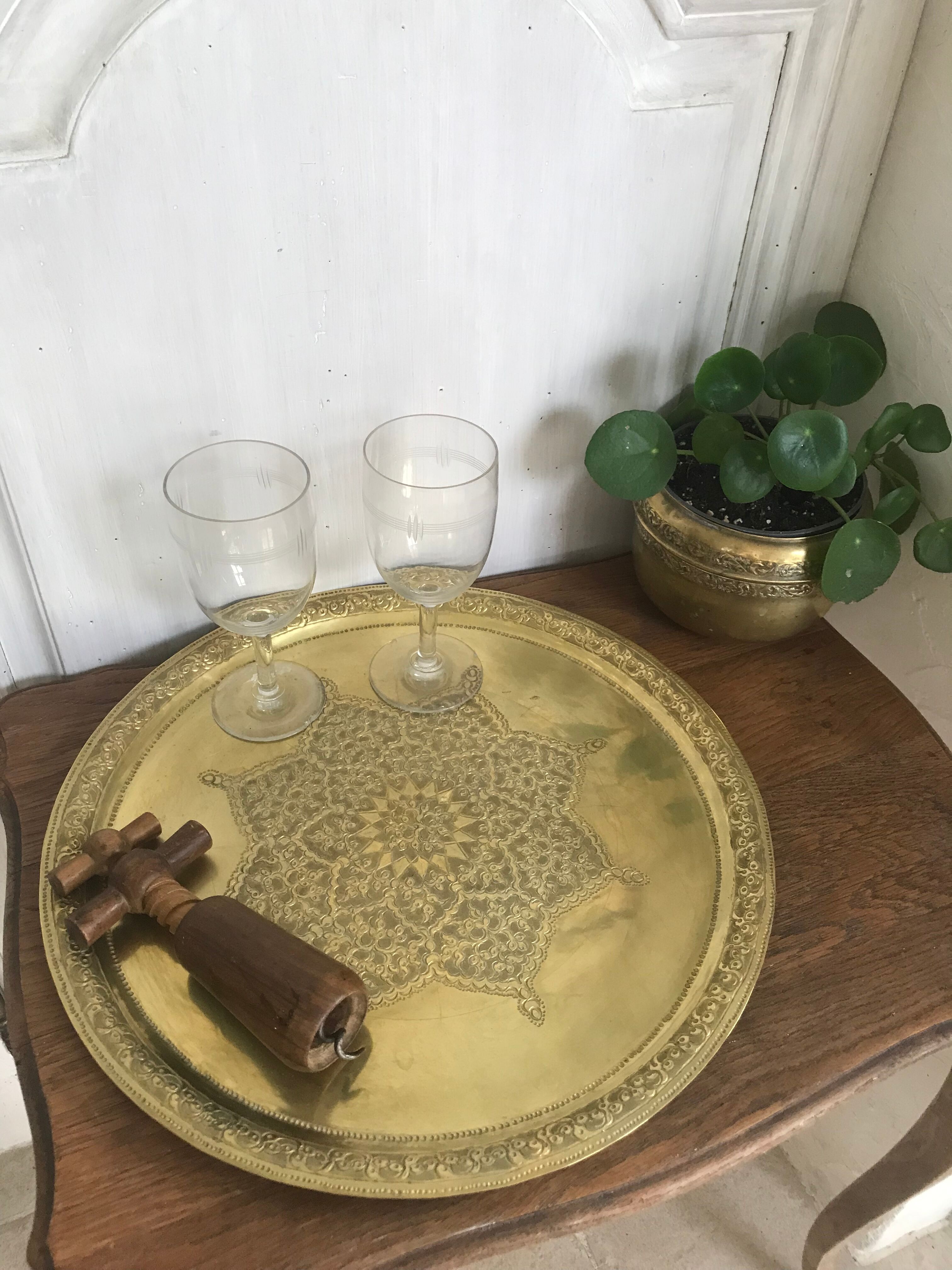 Brass tray