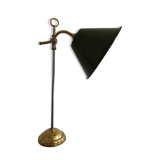 Lampe ancienne col de cygne en laiton