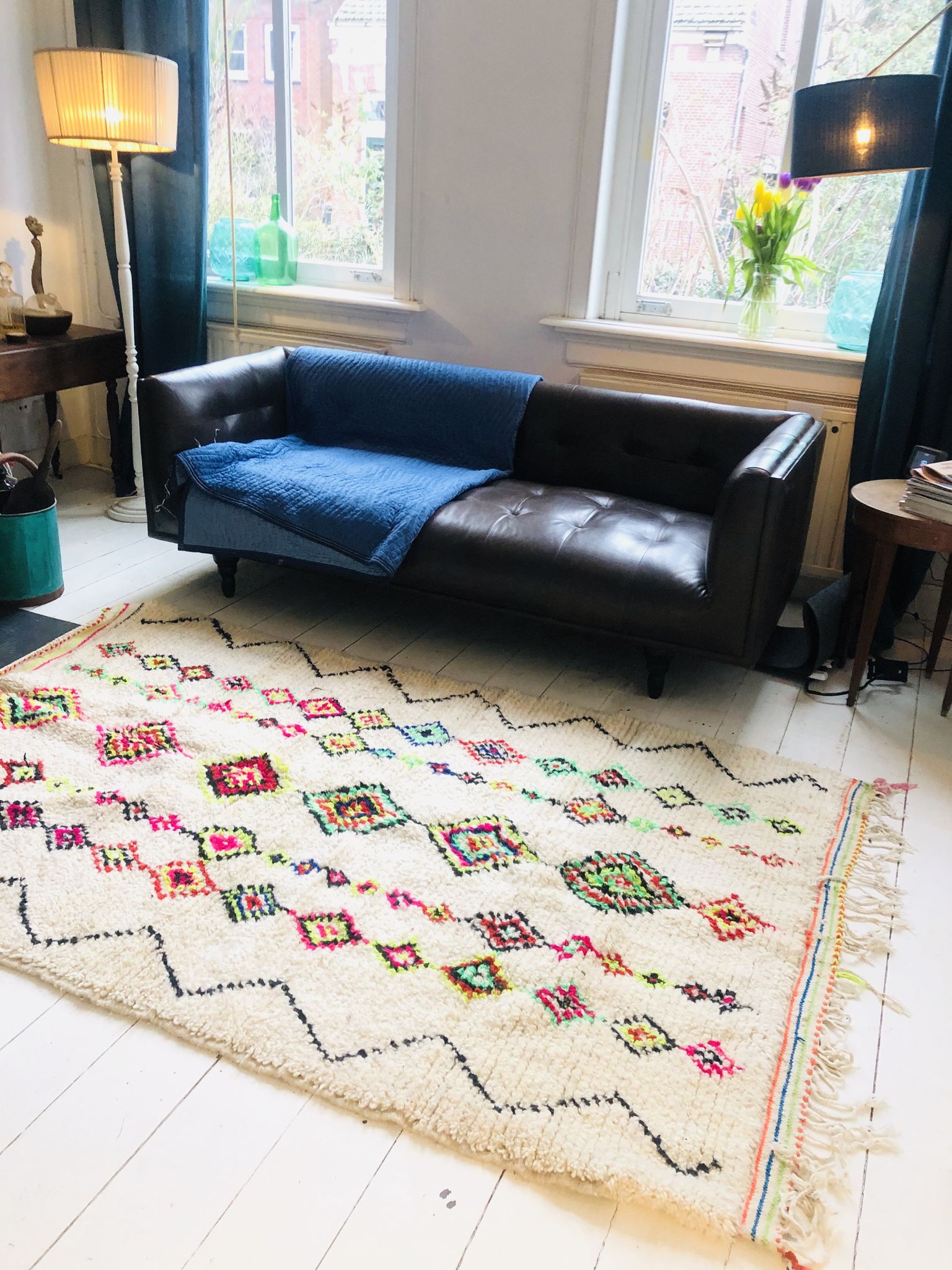 Berber carpet 100% wool - 150x235cm