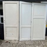 Set of 3 solid wood doors